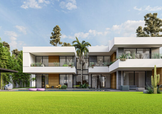 Résidence fermée de 4 villas Souissi